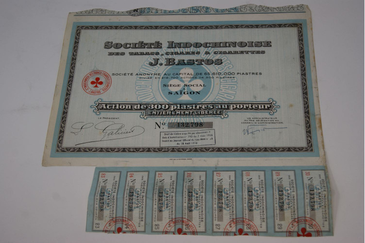  cigares et cigarettes J. Bastos