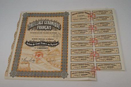 Treillage céramique français