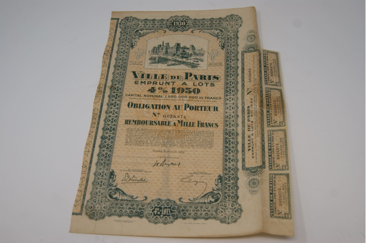 Ville de Paris emprunt