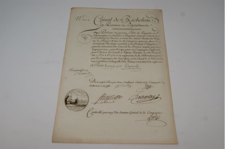 Canal de Richelieu en Provence et...