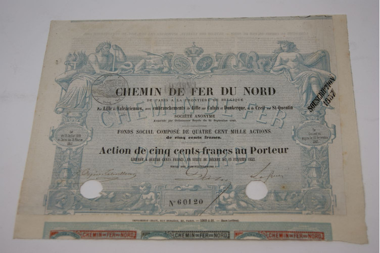 Chemins de fer du nord de Paris à la frontière de Belgique