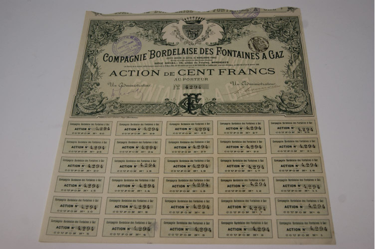 Compagnie bordelaise des fontaines à gaz