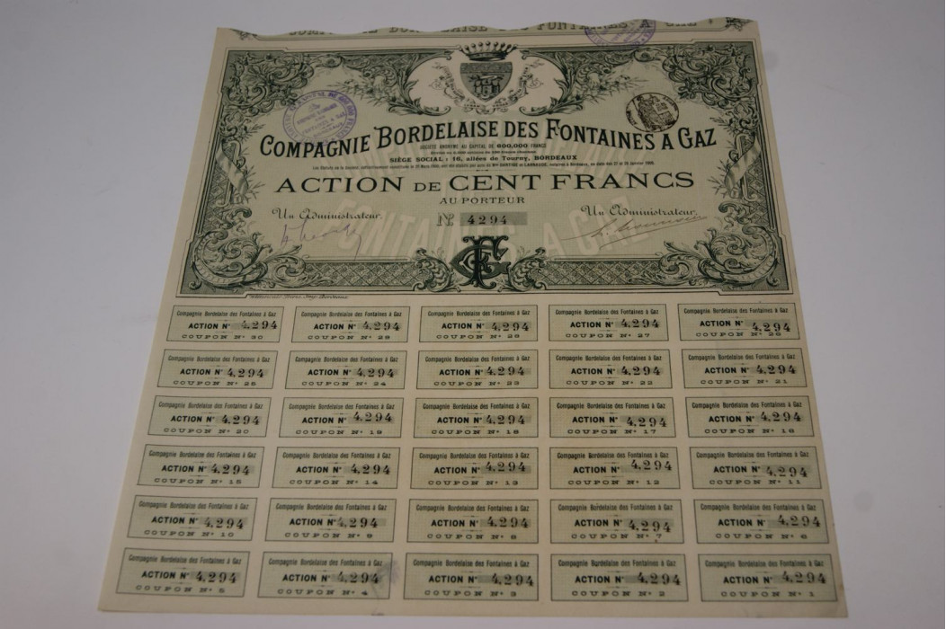 Compagnie bordelaise des fontaines à gaz