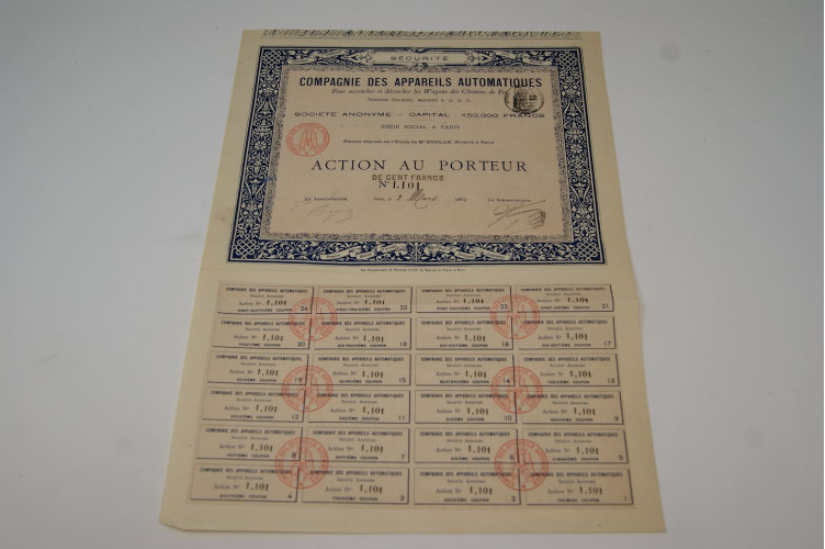 Compagnie des appareils automatiques pour accrocher et décrocher les wagons des chemins de fer