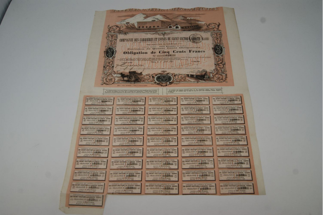 Compagnie des carrières et usines de Saint-Victor-La-Coste