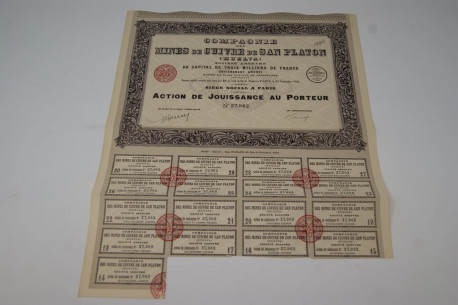 Compagnie des mines de cuivre de San Platon (Huelva)