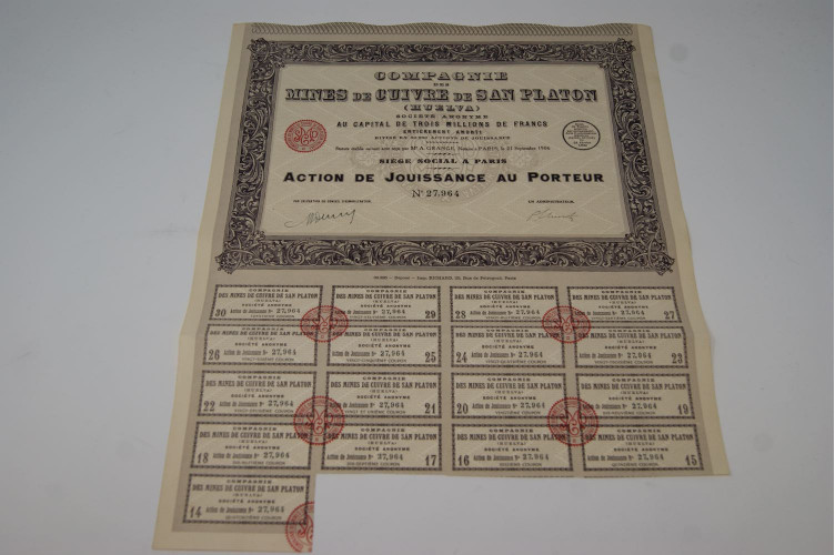 Compagnie des mines de cuivre de San...