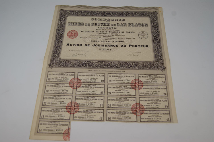 Compagnie des mines de cuivre de San...