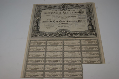 Compagnie française télégraphe de Paris à New York