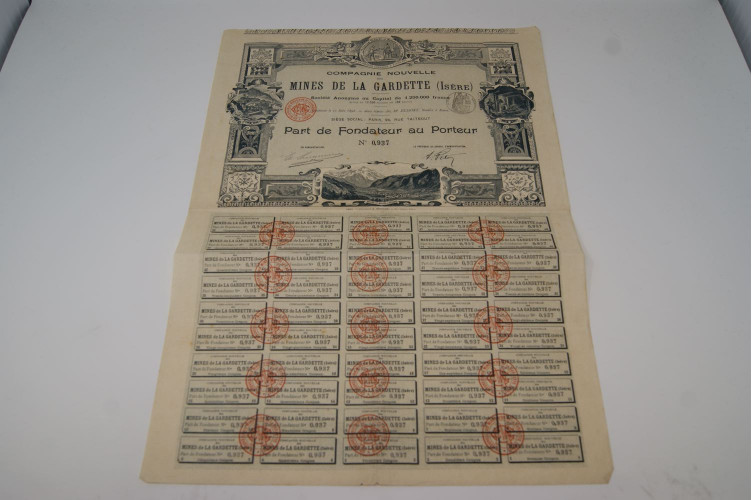 Compagnie nouvelle des Mines de la Gardette (Isère)