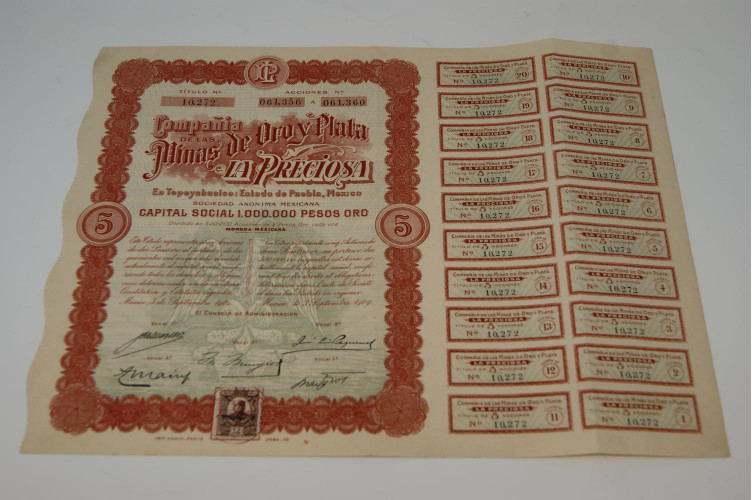 Compañia de las minas de oro y plata...