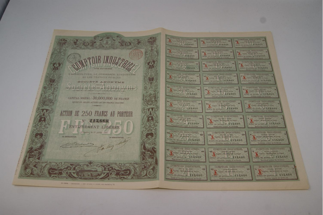 Comptoir Industriel pour favoriser l'agriculture