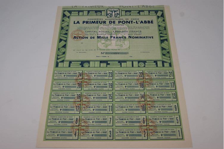 Conserves alimentaires de choix La Primeur de Pont-L'Abbé