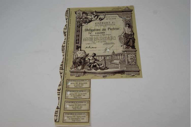 Département de la Seine Emprunt 4%