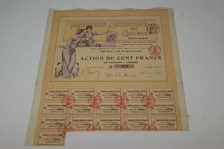 Imprimerie artistique en couleurs