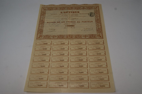 L'Optique société anonyme des grands téléscopes