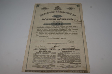 Magyar Jelzálog-Hitelbank Budapesten