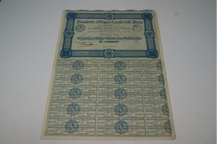 Manufacture d'Orgues Cavaillé-Coll Mutin