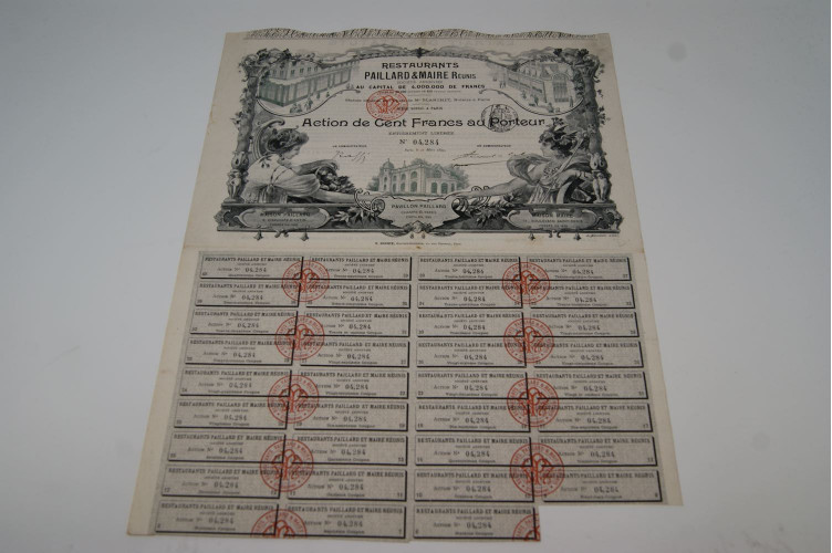 Restaurants Paillard et Maire Réunis