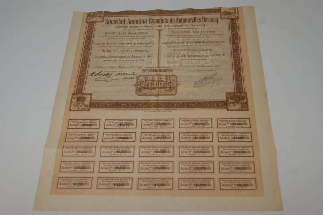 Sociedad anonima española de automoviles Darracq