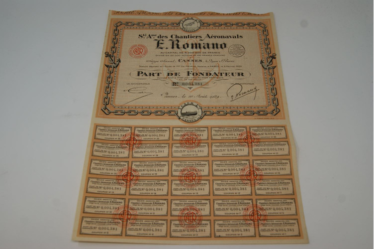 Société anonyme des chantiers aéronavals E. Romano