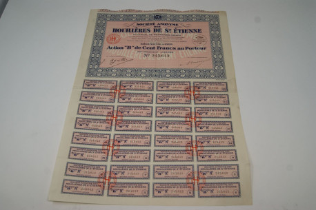 Société anonyme des houillères de Saint Etienne