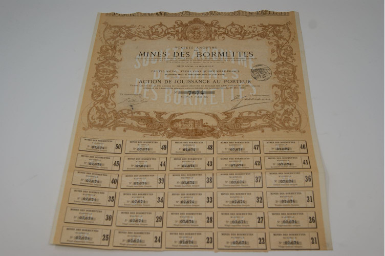 Société anonyme des mines des Bormettes
