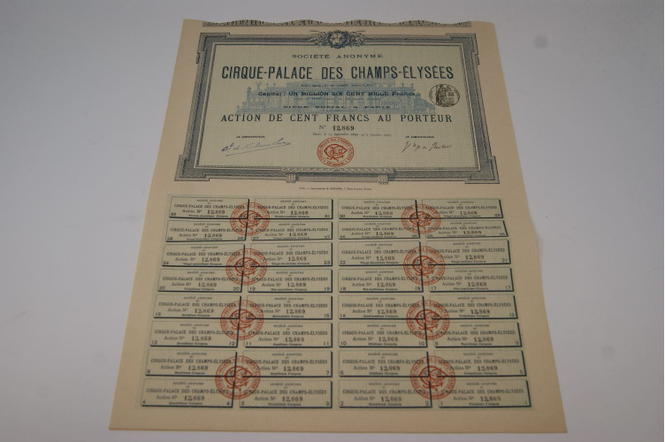 Société Anonyme du Cirque-Palace des Champs Elysées