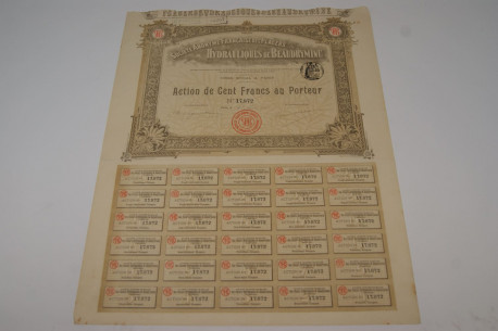 Société anonyme française des placers hydrauliques de Beaudrymine