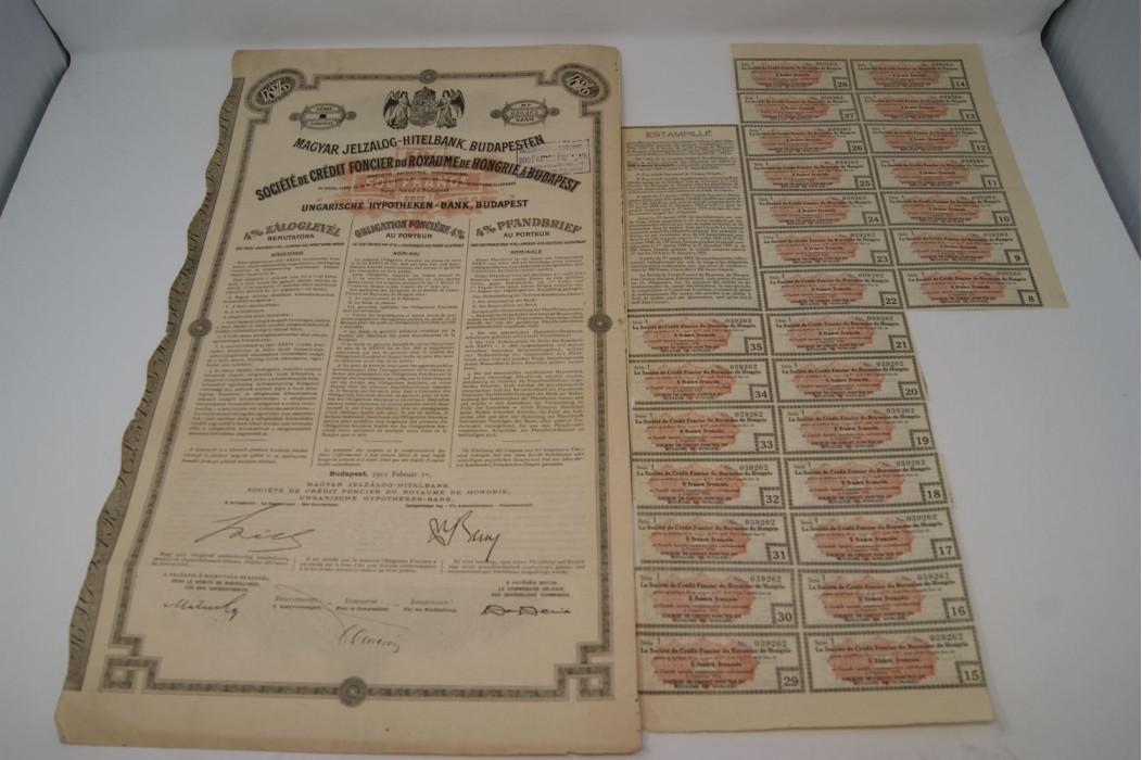 Société de crédit foncier du Royaume de Hongrie à Budapest