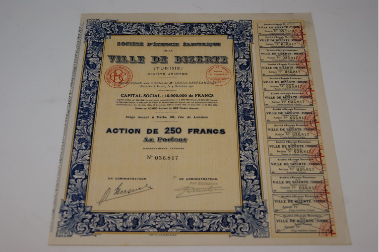 Société d'energie éléctrique de la Ville de Bizerte (Tunisie)