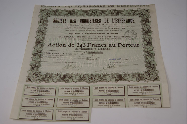 Société des ardoisières de l'éspérance