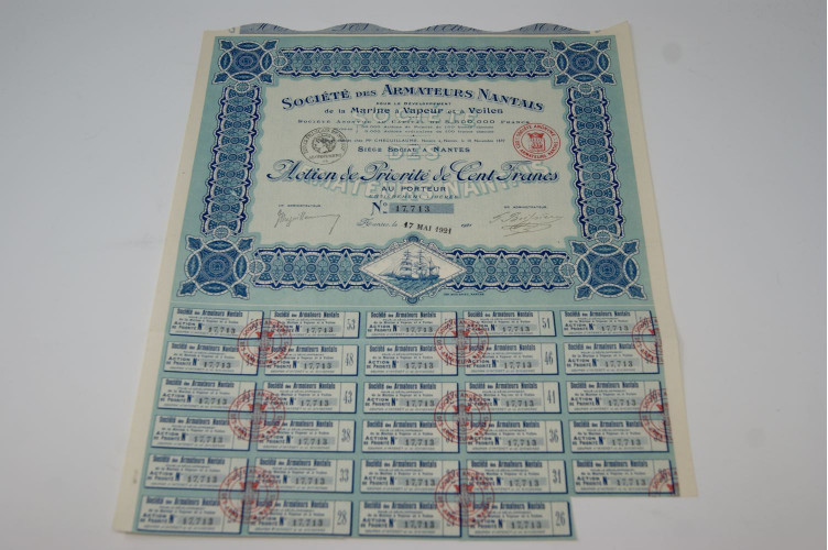 Société des armateurs nantais pour le développement de la marine à vapeur et à voile