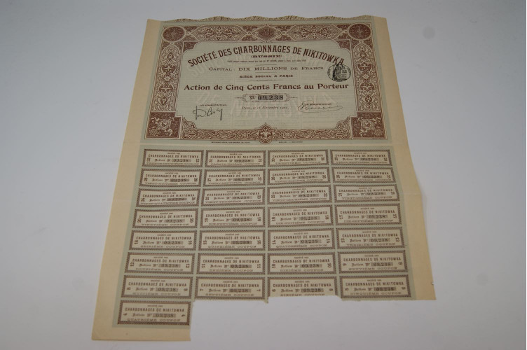 Société des charbonnages de Nikitowka (Russie)