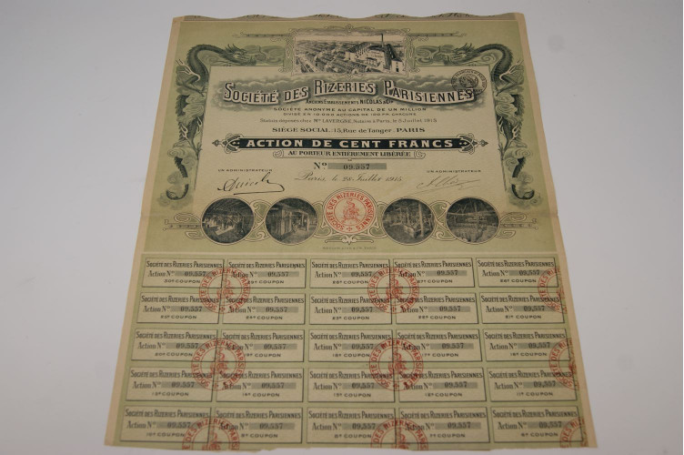 Société des rizeries parisiennes...