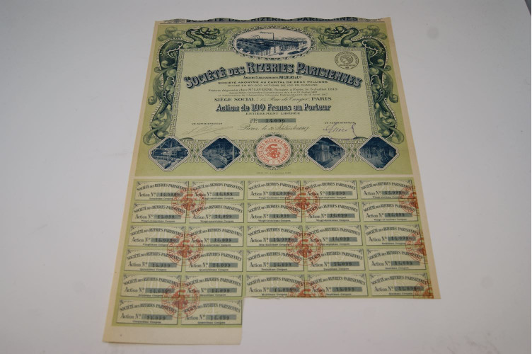 Société des rizeries parisiennes Anciens Etablissements Nicolas & Cie.