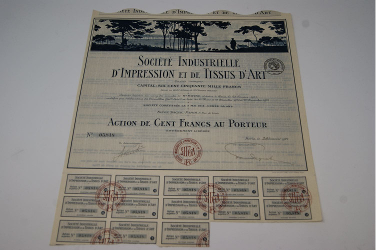 Société industrielle d'impression et de tissus d'art