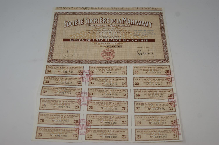 Société sucrière de la Mahavavy...