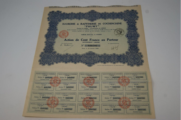 Sucrerie et raffinerie de Cochinchine Phumy