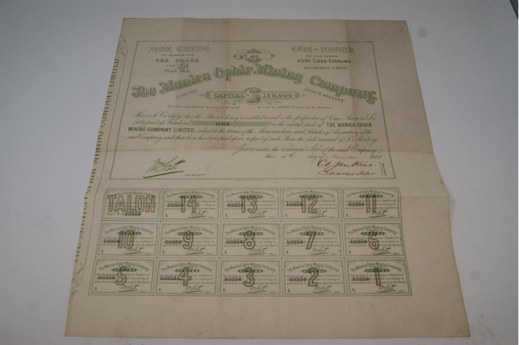 The Manica Ophir Mining Company