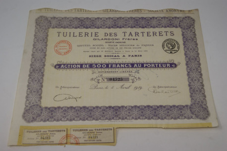 Tuilerie des Tarteret Gilardoni Frères