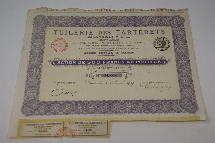 Tuilerie des Tarteret Gilardoni Frères