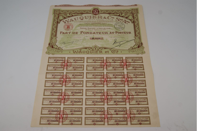 Wauquier & Cie. Société Anonyme