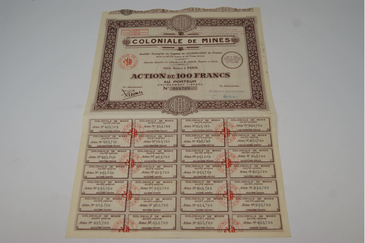 Coloniale des mines