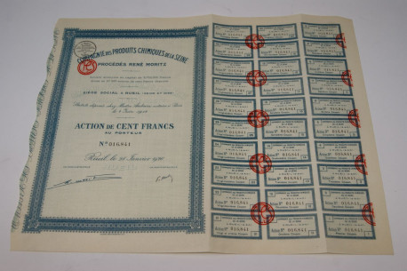 Compagnie des produits chimiques de la Seine Procédés René Moritz