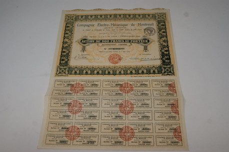 Compagnie éléctro-mécanique de Montreuil