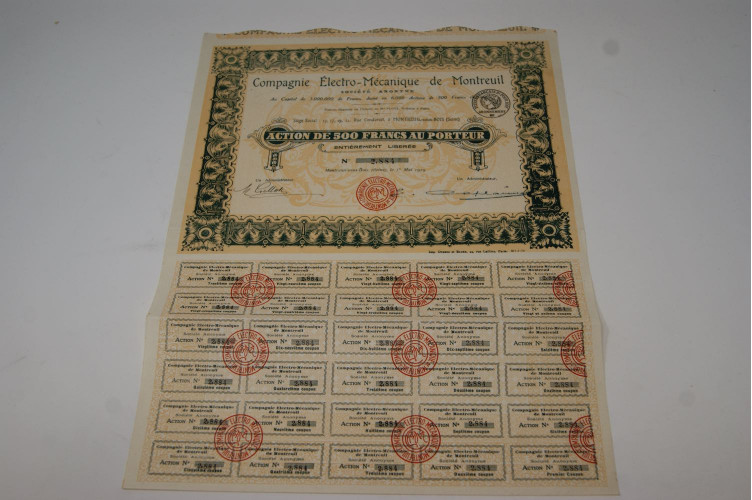 Compagnie éléctro-mécanique de Montreuil