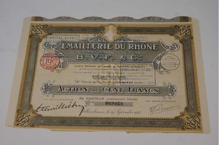 Émaillerie du Rhône anciens...