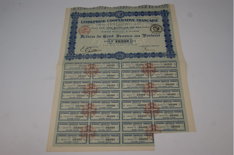 Entreprise coopérative française