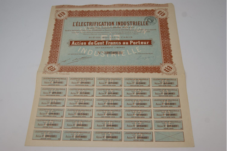 L'éléctrification industrielle